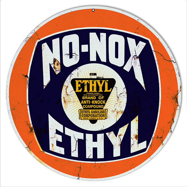 No Nox Ethyl Motor Oil Reproduction Metal  Sign 14″x14″