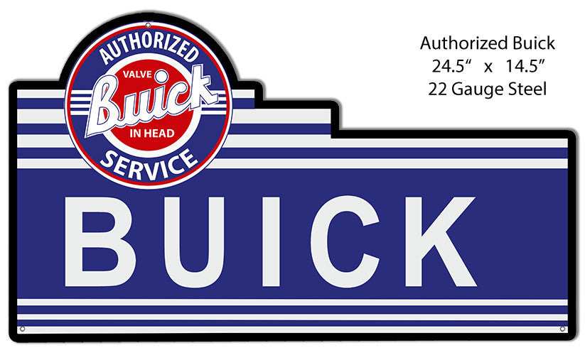 Service Buick Laser Cut Out Reproduction 14.5″x24.5″