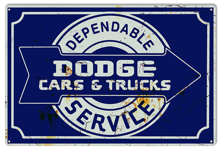 Large Reproduction Dodge Cars Garage Shop Metal  Sign 16″x24″