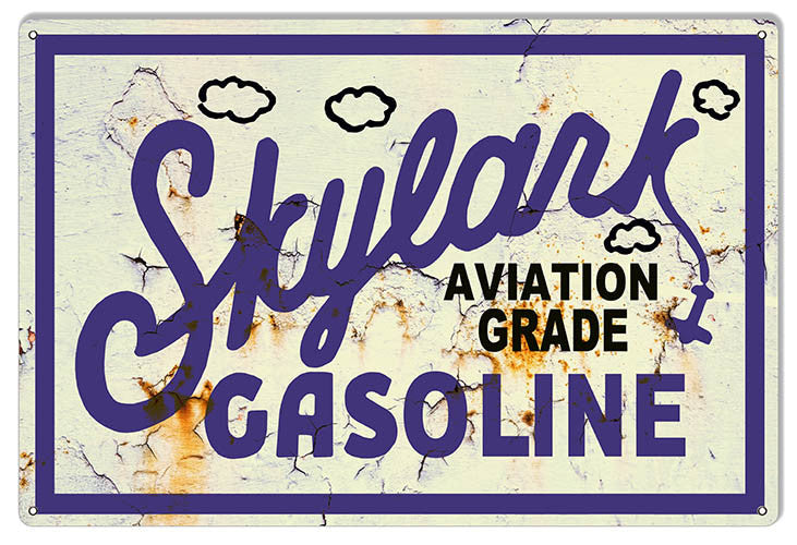 Skylark Reproduction Motor Oil Metal  Sign 12″x18″
