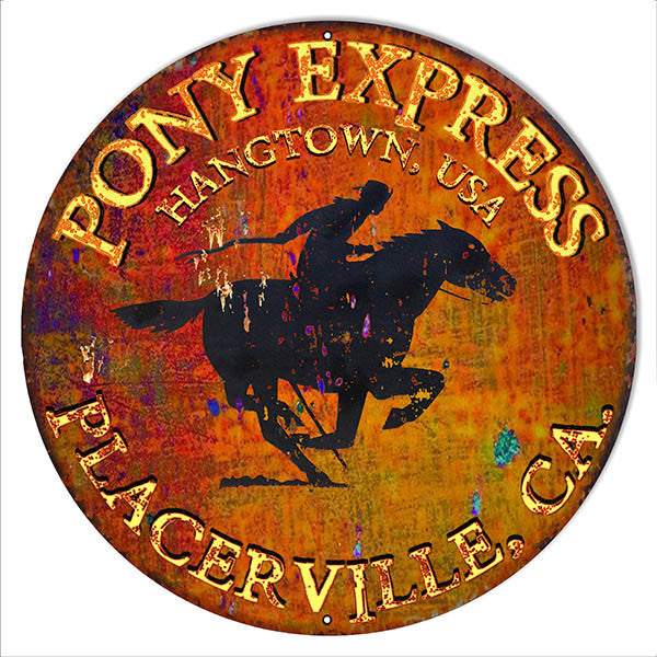 Pony Express By Artist Phil Hamilton 14″x14″