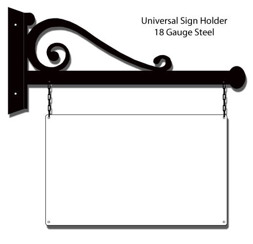 Universal Sign Holder Laser Cut Out 9.5″x 24″