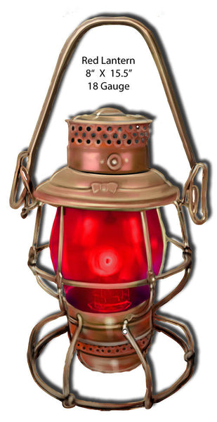 Light Red Lantern Laser Cut Out 8″x15.5″