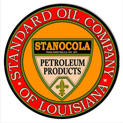 Standard Oil Company Gas Station Reproduction Sign 14″x14″