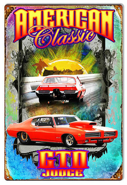 GTO Judge Classic Sign By Artist Phil Hamilton 12″x18″