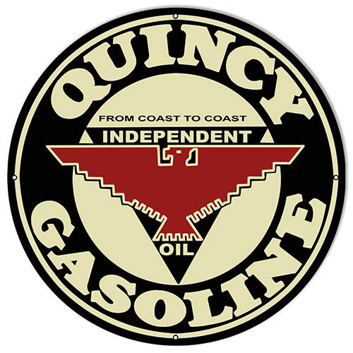 Quincy Gasoline Sign 18″x18″