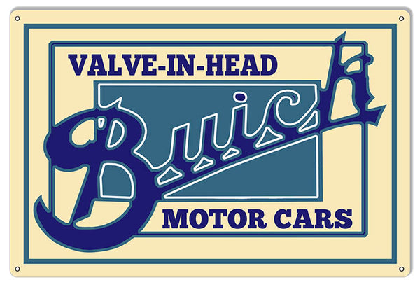 Buick Motor Cars Automobile Reproduction Garage Shop Sign 12″x18″