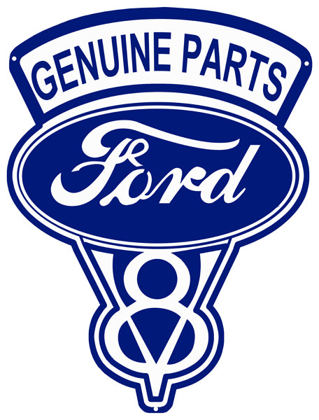 Ford Parts Laser Cut Out Reproduction Garage Shop Metal Sign 18″x21.5″