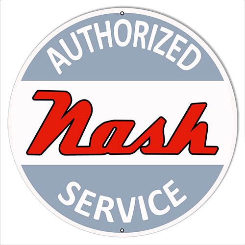 Nash Gas Station Reproduction Motor Oil Sign 14″x14″ Round