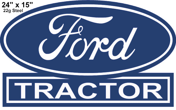 Ford Tractor Reproduction Laser Cut Out Country Sign 15x24