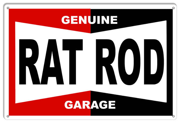 Rat Rod Genuine Garage Art Reproduction Metal Sign 12x18 RVG1508