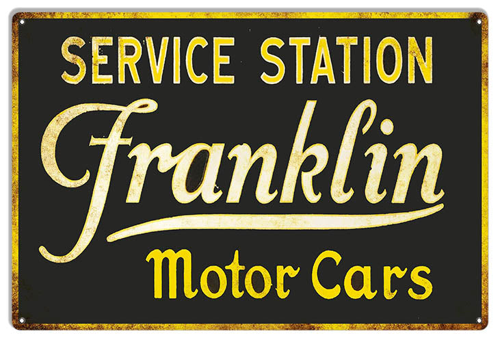 Franklin Motor Cars Reproduction Metal Sign 3 Sizes To Choose From