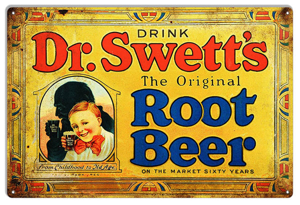 Dr Swetts Original Root Beer Metal Sign