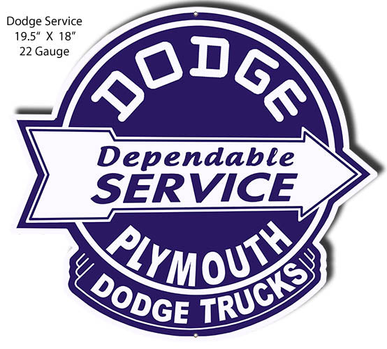 Dodge Plymouth Laser Cut Out Garage Shop Metal Sign 18x19.5