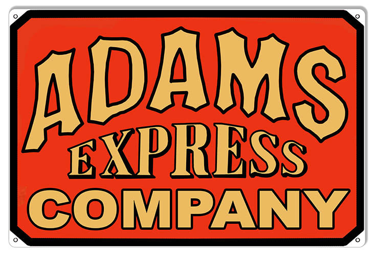 Adams Express Company Vintage Reproduction Metal Sign 12x18